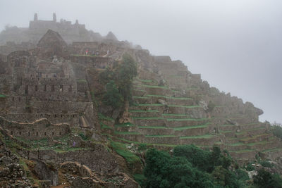 A part of machu picchu