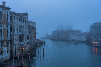 Buildings in city at waterfront