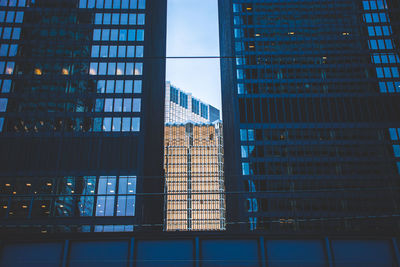 Low angle view of modern building