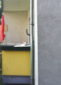 Close up of electric lamp