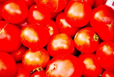 Full frame shot of tomatoes