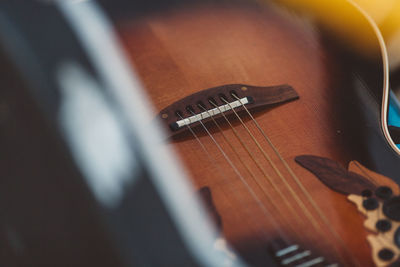 Close-up of guitar