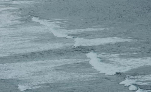 Scenic view of frozen sea