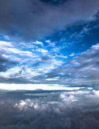 Low angle view of clouds in sky