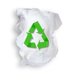 Close-up of paper over white background