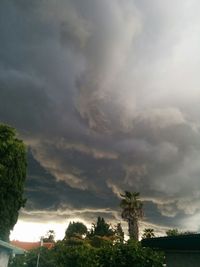 Scenic view of cloudy sky