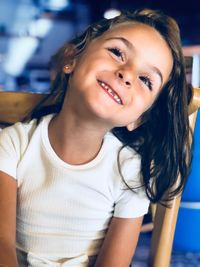 Portrait of a smiling young woman