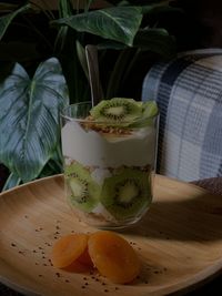 Close-up of fruits on table