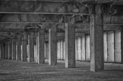 Full frame shot of columns in row