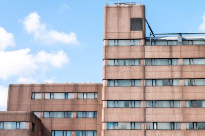 Low angle view of building against sky