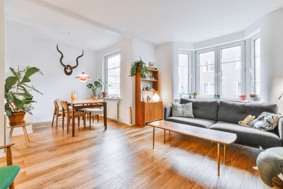 Chairs and tables at home