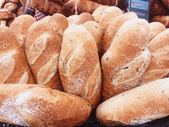 Bread for sale at market