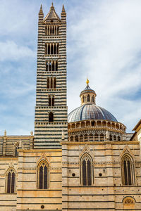 Low angle view of building against sky