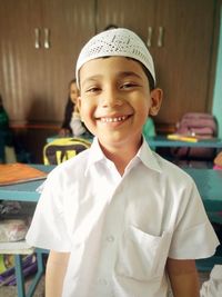 Portrait of a smiling boy