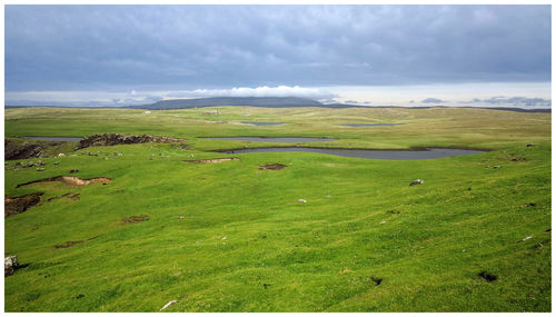 Scenic view of landscape against sky