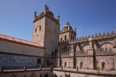 Low angle view of historic building against sky