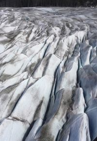 Full frame shot of frozen landscape