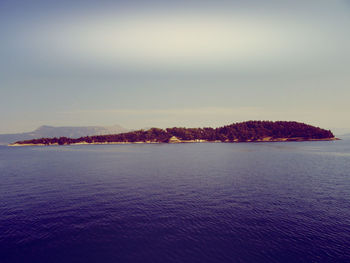 Scenic view of a greek island