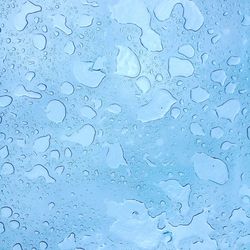Close-up of water against sky
