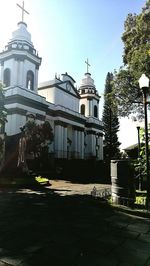 View of church in city