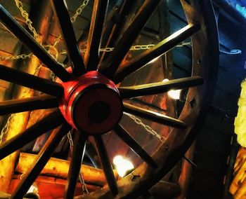 Close-up of wheel