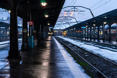 Illuminated subway