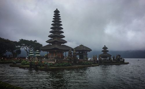 Traditional temple against sky