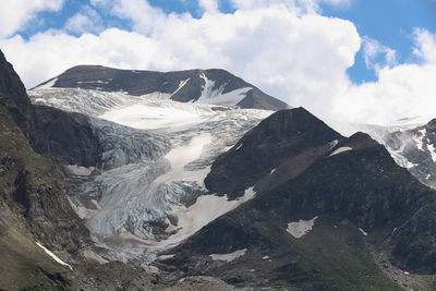 Close-up of mountains against sky