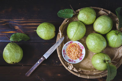 Fresh vegetables on wooden table