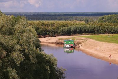 Scenic view of agricultural field