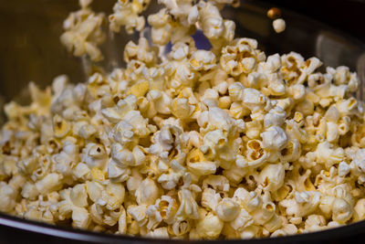 Close-up of popcorn