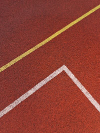 Full frame shot of soccer field