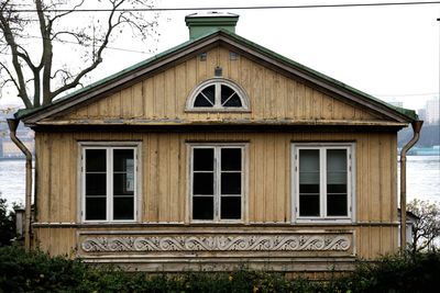 Facade of old building
