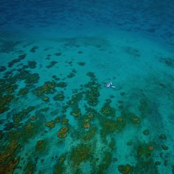 Calm blue sea