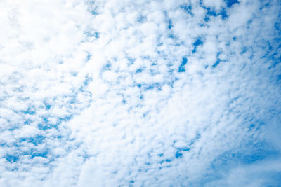 Low angle view of clouds in sky