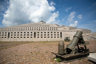 View of old building against sky