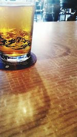 Close-up of drink on table