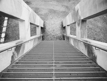 Staircase leading to built structure