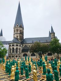 Panoramic view of historic building against sky