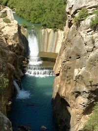 Scenic view of river against sky