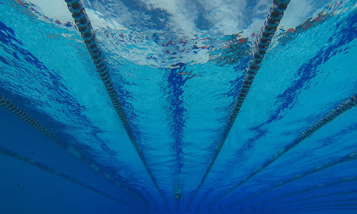 Detail shot of swimming pool