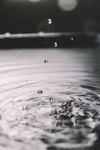 Close-up of water drop