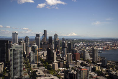 Aerial view of a city