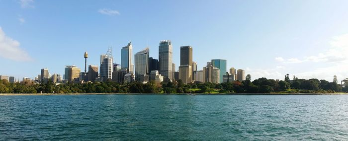 City skyline against sky