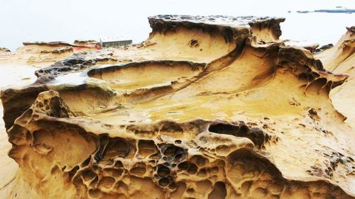 Scenic view of rock formations