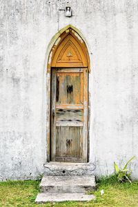 Entrance of old building