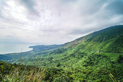 Scenic view of landscape against sky