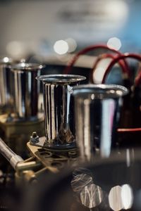 Close-up of coffee cup on table