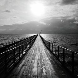 Scenic view of bridge against sky