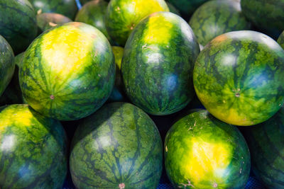 Full frame shot of fruits for sale at market stall